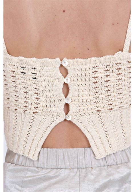 TOP CORTO CANOTTA IN MAGLIA FORTE FORTE | Top | 14938MYKNIT0013
